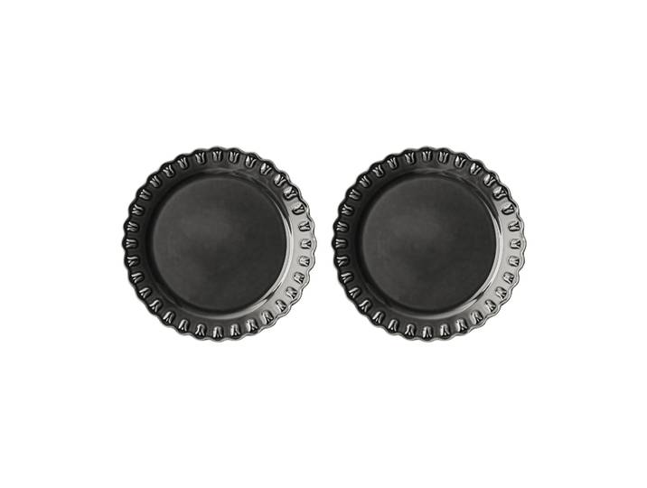 PotteryJo Assiette Tulipa Ø26 cm Lot de 2 Almost black