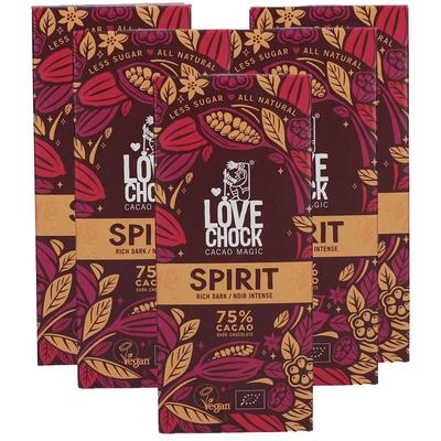Lovechock Spirit Rich Dark x5 5x70 g Schokolade