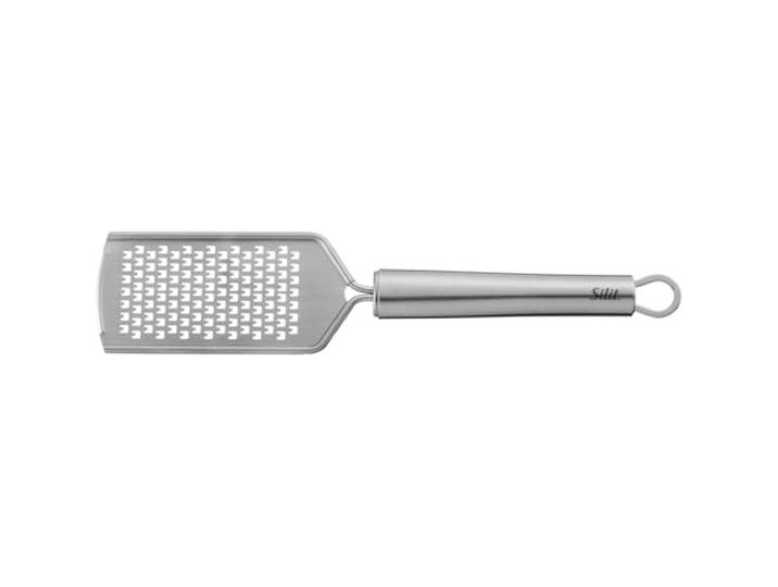 Silit Classic Line Küchenreibe Edelstahl 25 cm, Edelstahl poliert, Reibe für Gemüse, Nüsse, Käse, Schokolade, Zitrusfrüchte, spülmaschinengeeignet