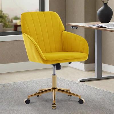 Adjustable Ergonomic Swivel Chair ,Long Sitting Comfort for Home Bedroom