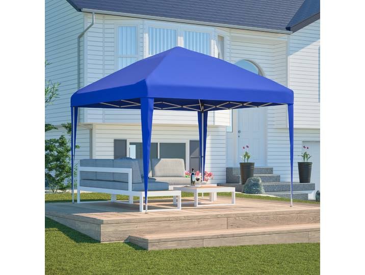 Gazebo pliant de tente d'auvent Pop Up de 3x3m sans mur latéral tente de fête extérieure commerciale gazébo de mariage étanche avec des sacs de sable