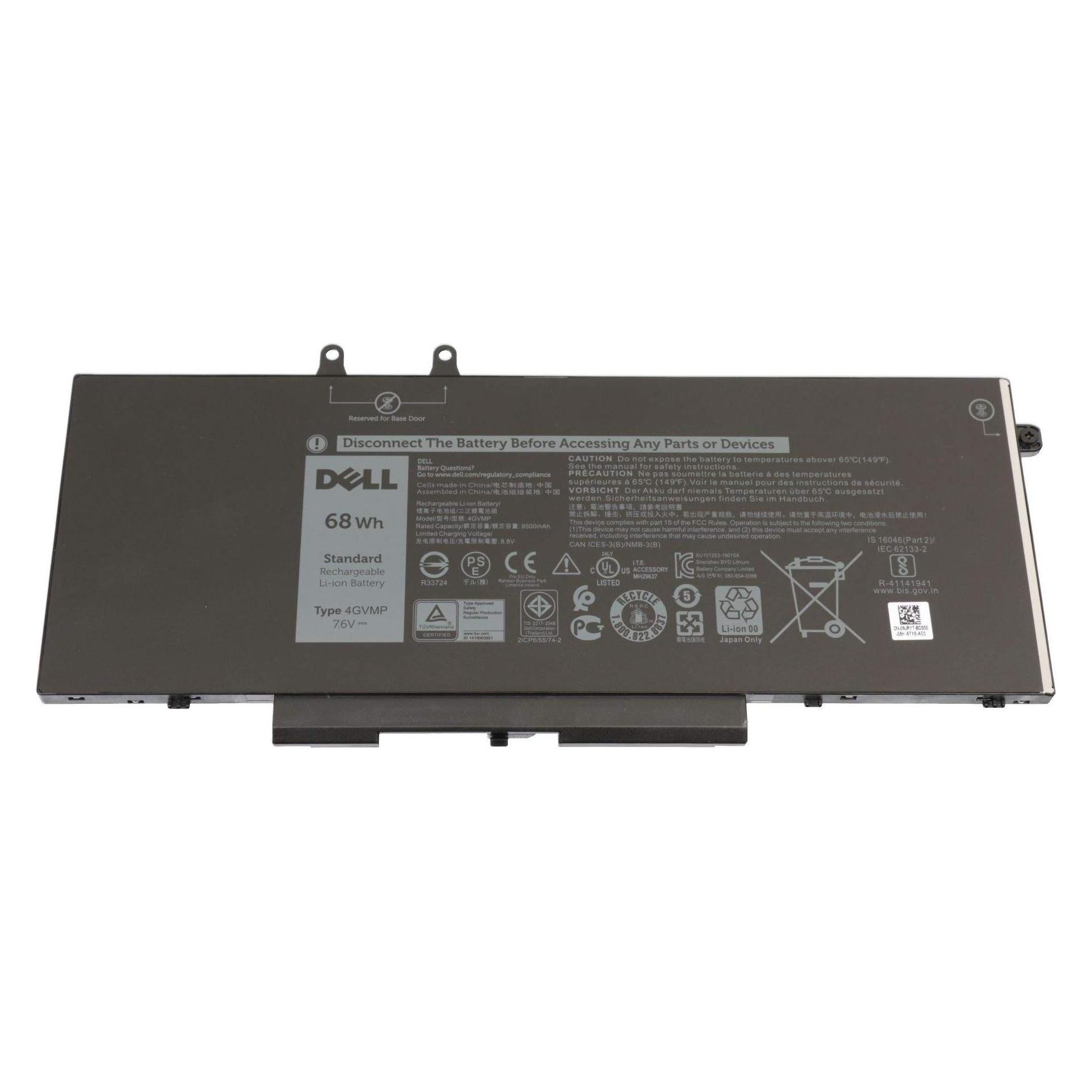 Dell Battery, 68WHR, 4 Cell (4 Zellen, 8500 mAh) (WJDPW)
