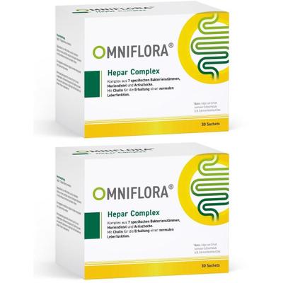 Omniflora Hepar Complex m.Cholin glutenfr.Sachets 2x 2x30 St Beutel