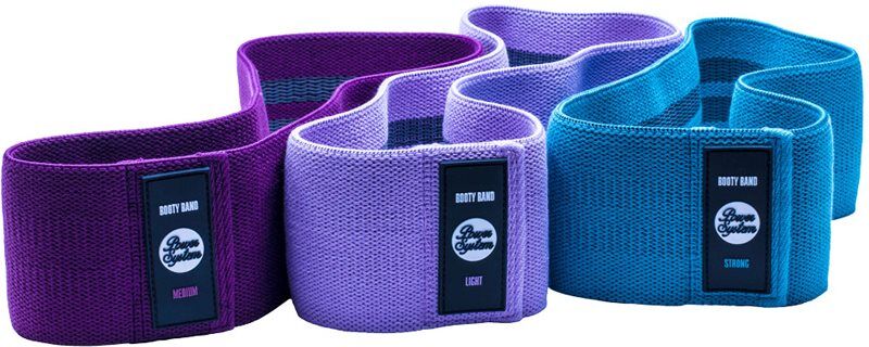 Power System Booty Band Set kit de bandes élastiques de fitness 3 pcs