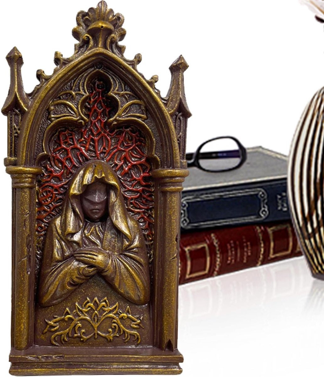 Mariabeeld Boekensteun Sculptuur Hoogte: 19,5 cm