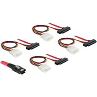 Adapterkabel miniSAS-36pin > 4x SAS-29pin rot, 50cm