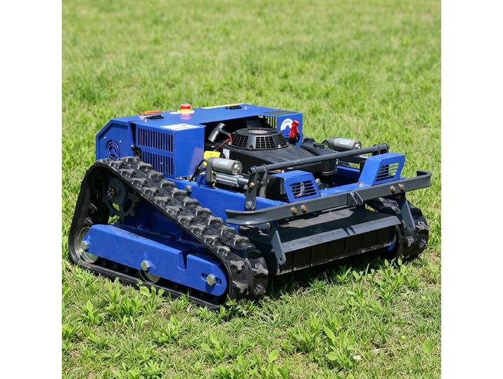 Tondeuse à gazon télécommandée Rc chenille 9HP Machine de tonte de pente sur chenilles coupe-herbe radiocommandée tondeuses robotisées