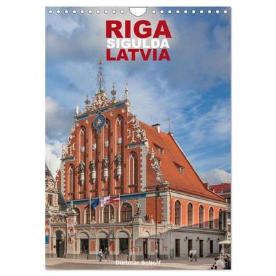 Riga Sigulda Latvia (Wall Calendar 2026 DIN A4 portrait), CALVENDO 12 Month Wall Calendar