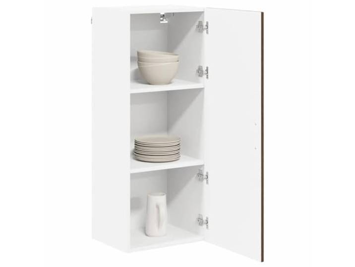 KTHLBRH Wandschrank Eiche Braun 40 x 31 x 100 cm Technisches Holz, modernes Design, robuste Konstruktion, für die Küche