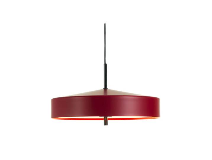 Bsweden Cymbal Pendel Rot matt, schwarzes Kabel, ø32cm