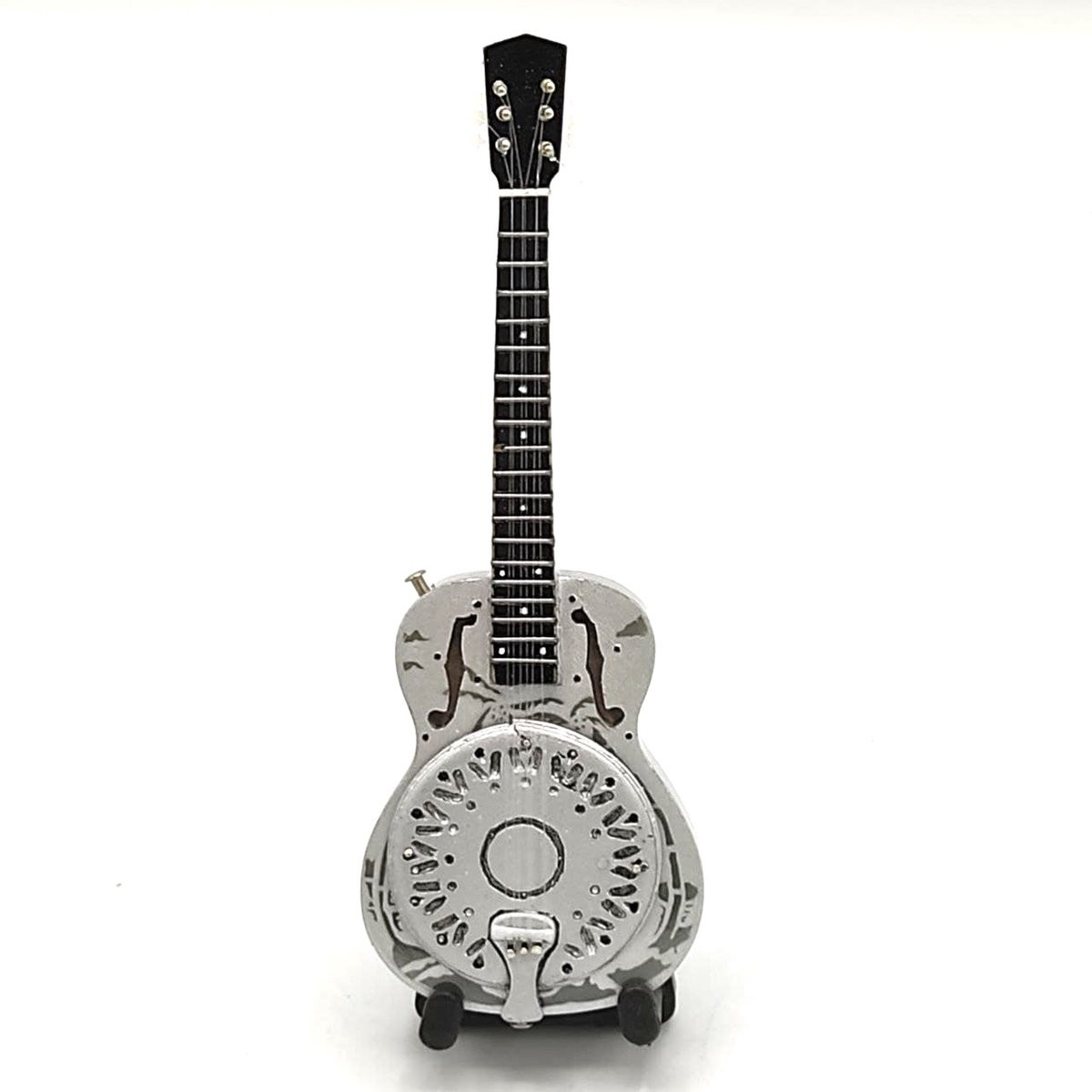 Miniatuur gitaar Mark Knopfler Dire Straits, 15 cm decoratie en verzamelobject