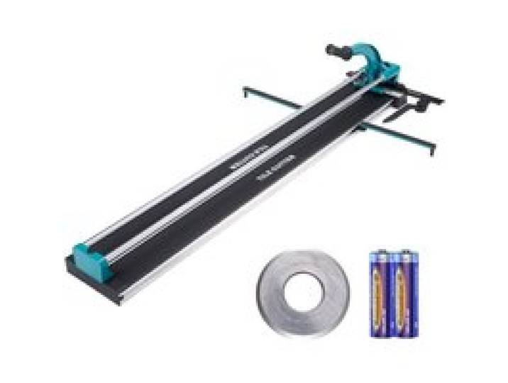 VEVOR Coupe Carreaux Manuel 1200 mm, Coupe Carrelage Manuel Grand Format, Épaisseur 4-15 mm pour Porcelaine et Céramique, Double Rail, Positionnement Infrarouge Précis, Molette en Carbure de Tungstène