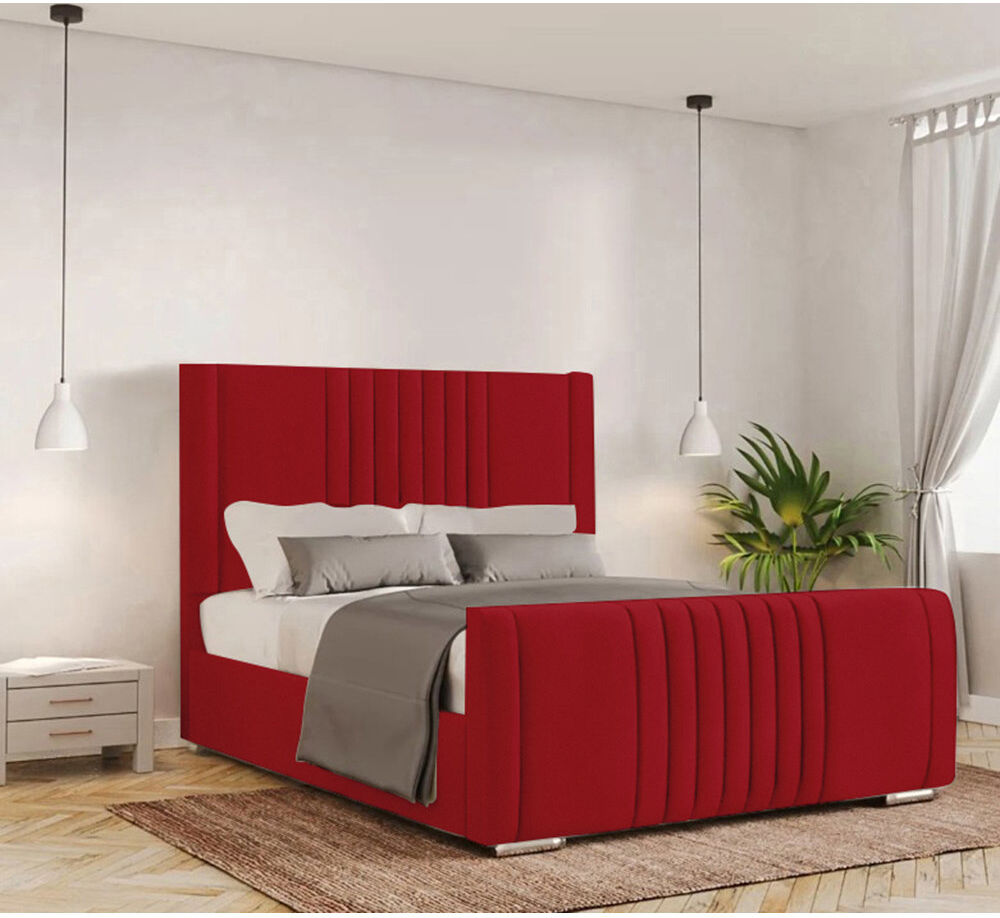 Fairmont Park Ganador Upholstered Bed Red Single (3')