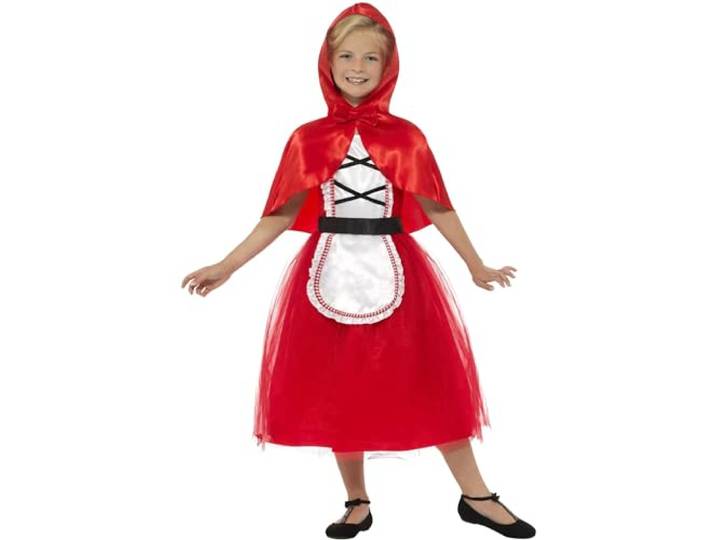 Smiffys Deluxe Red Riding Hood Costume, Red