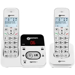 Geemarc AMPLIDECT 295-2 Duo Schnurloses Telefon