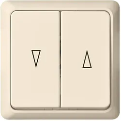 Elso 242804 Jalousie-Taster 10A RENOVIERUNG komplett Steckklemme reinweiß