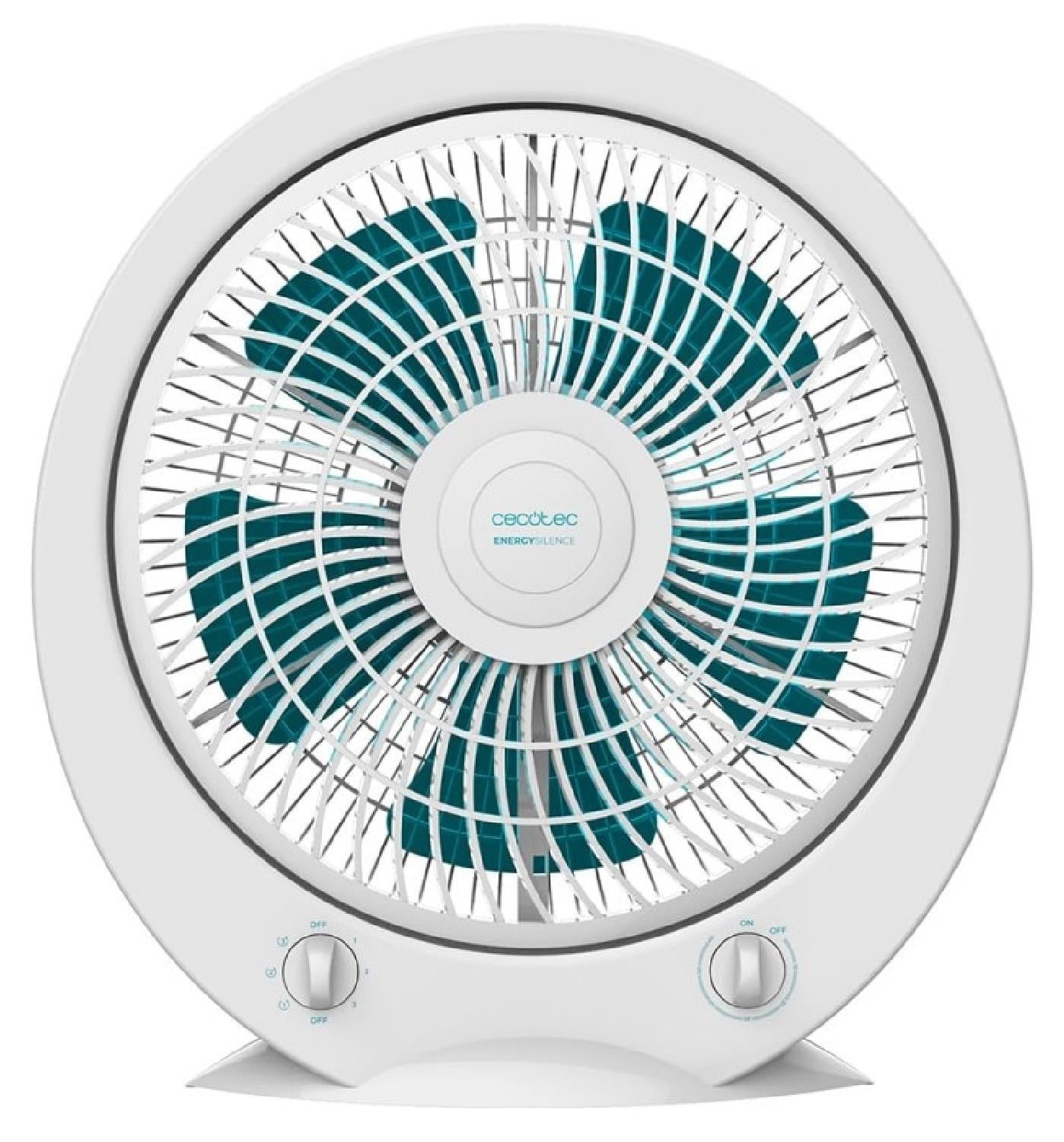 Cecotec EnergySilence 4500 ventilator met oscillerende bladen voor binnen gebruik, wit, 30 cm