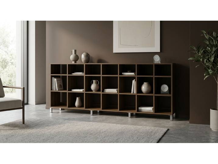 Breites Sideboard nach Maß Nussbaum (amerika­nisch) Natur geölt