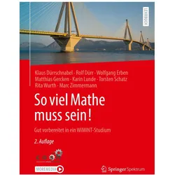 So viel Mathe muss sein!, Fachbücher von Matthias Gercken, Rolf Dürr, Wolfgang Erben, Karin Lunde, Klaus Dürrschnabel