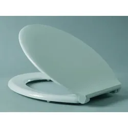 Haro WC-Sitz Pool 505673 weiss, Scharnier Edelstahl, FastFix, 2-Punkt