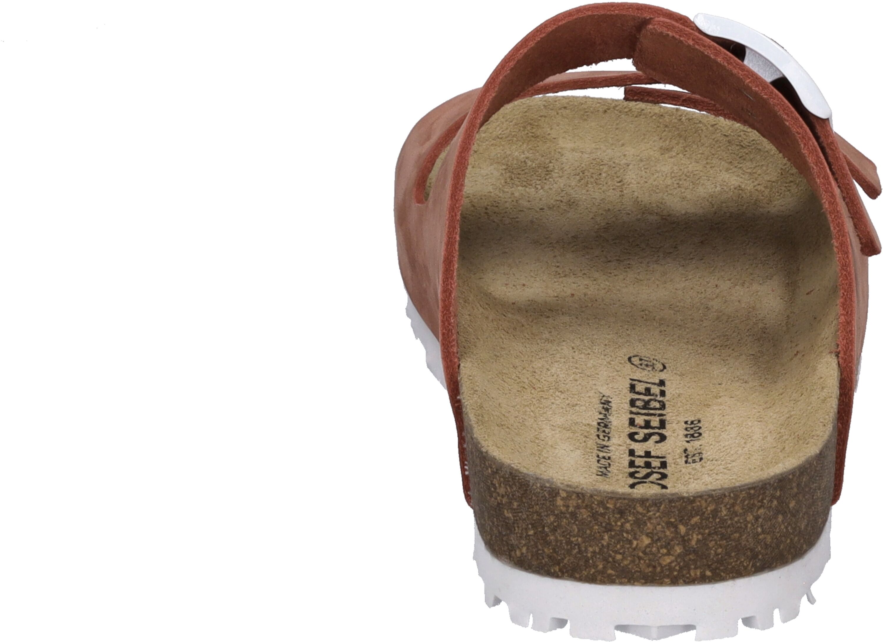 Sandale JOSEF SEIBEL "Hermine 01, koralle", Damen, Gr. 42, blau (koralle), Obermaterial: 100% Rindsleder Leather cow., Schuhe Sandale