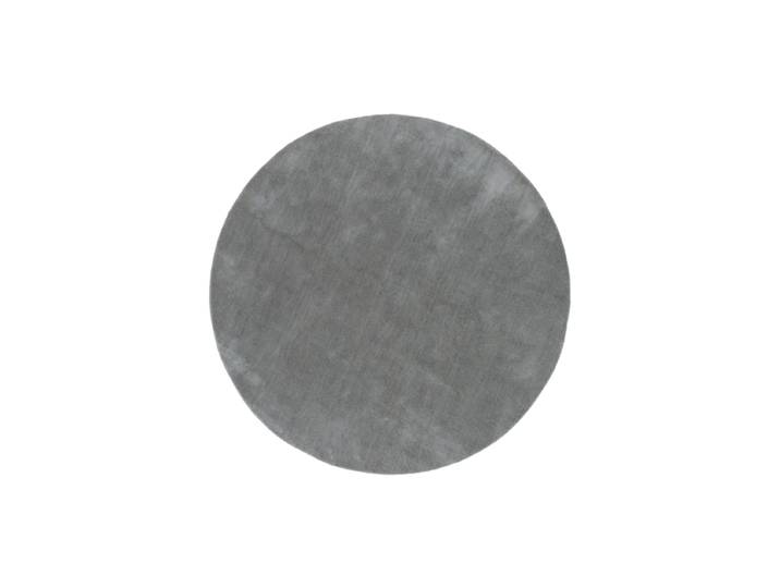 Runder Design Teppich „Undra“ Ø 200 cm Hellgrau VE DESIGN