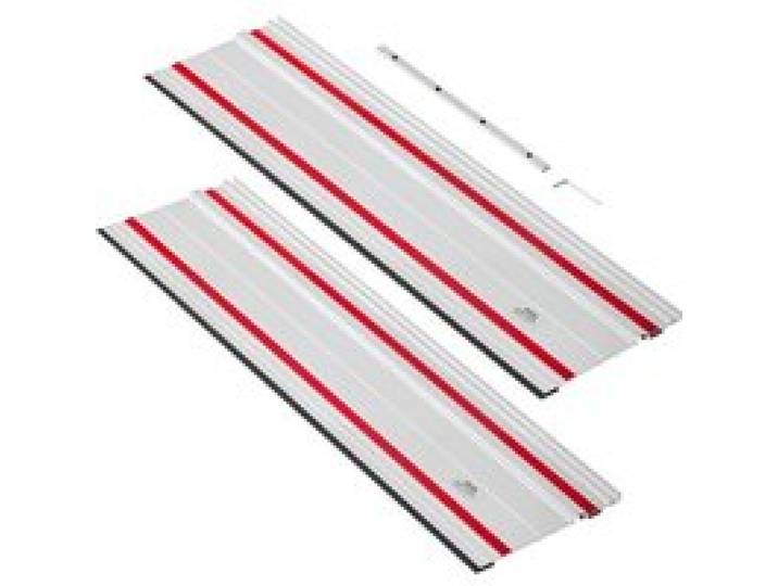 VEVOR Führungsschiene Handkreissägen, inkl. 2 Stk. 700 mm Aluminium-Kreissägeschienen & 1 Verbindungsstück, kompatibel mit verschiedenen Marken von Tauchsägen, für Holzbearbeitungsprojekte