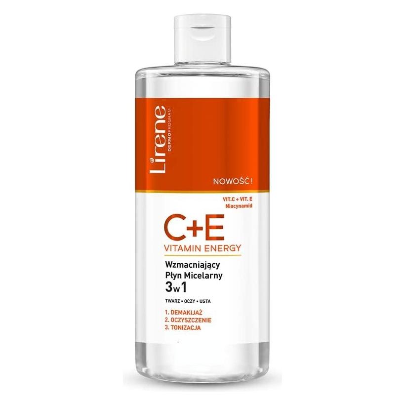 Lirene C+E Vitamin Energy Strengthening Micellar Fluid 3In1 400Ml (Mizellenwasser, 400 ml) (5900717767829)