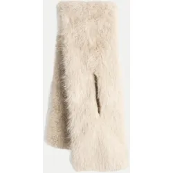 Schal Awifey aus Kunstfell Beige