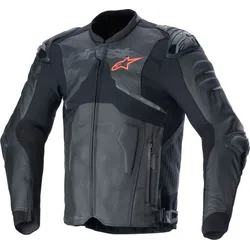Alpinestars Atem V5 perforierte Motorrad Lederjacke