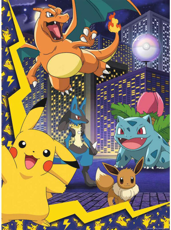Nathan Puzzle 150 p - La ville des Pokémon