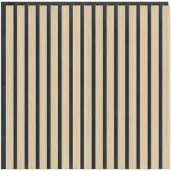 Loada Solar Akustikpaneel Eiche Natur, 4 Stk à 600×600×21,5 mm/1,44m2 – Holzoptik