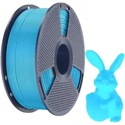 Sunlu PLA Glow In The Dark Filament, 1,75mm, 1kg - Farbton: Tech Blue