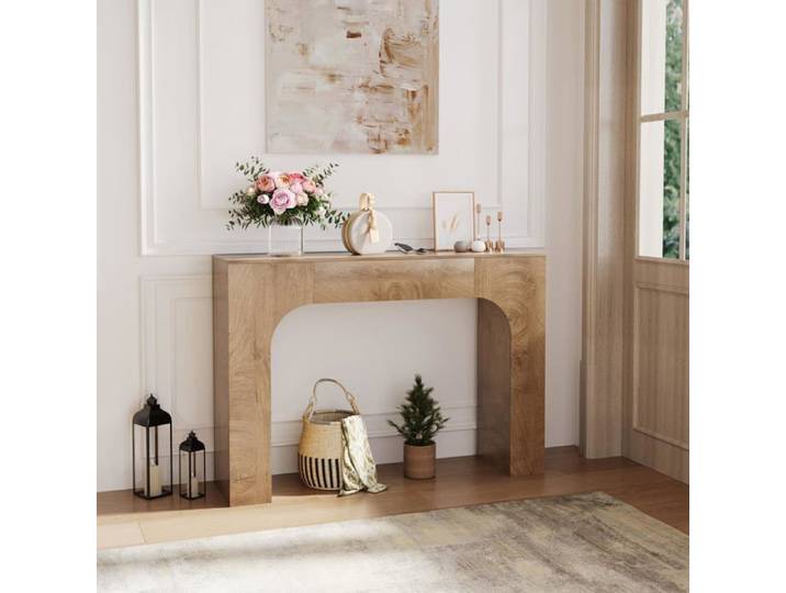 Console Table 1.2m Oak Household Country Rustic