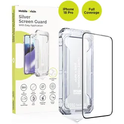 Mobile Origin Displayschutzfolie mit einfacher Anbringung, iPhone 18 Pro (Apple iPhone 18 Pro), Smartphone Schutzfolie, Transparent