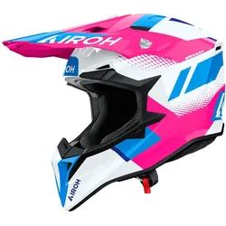 Airoh Off Road Helm Wraaap Vision Pink Gloss M