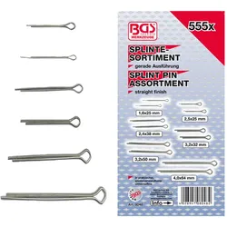 BGS Splinte-Sortiment 555tlg. - 8048