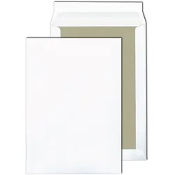 MAILmedia Papprückwandtaschen DIN B4 weiß