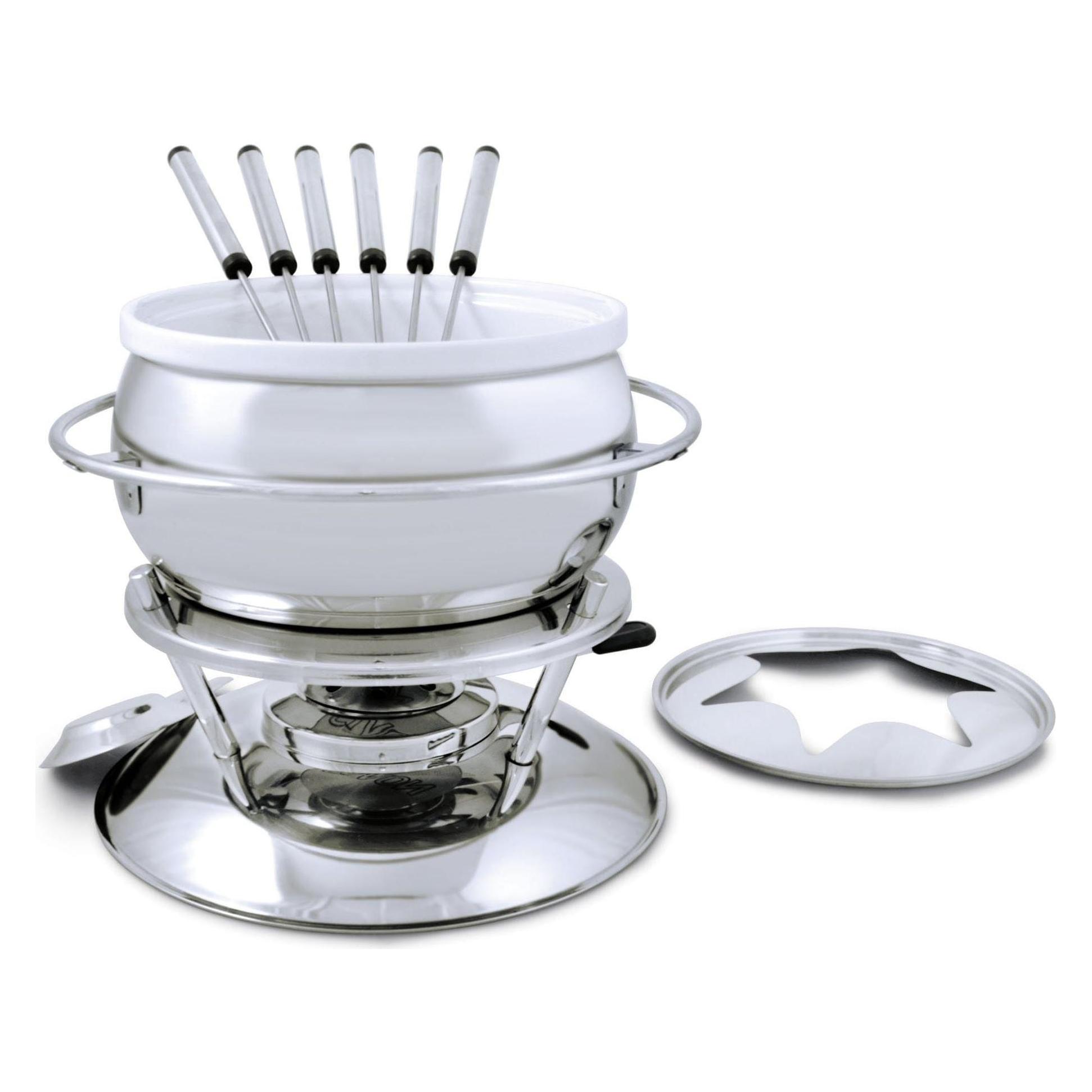 Swissmar Fondue-Set All-in-One Züri (Fondue Bourguignonne, Käsefondue, Schokoladenfondue) (F66919)