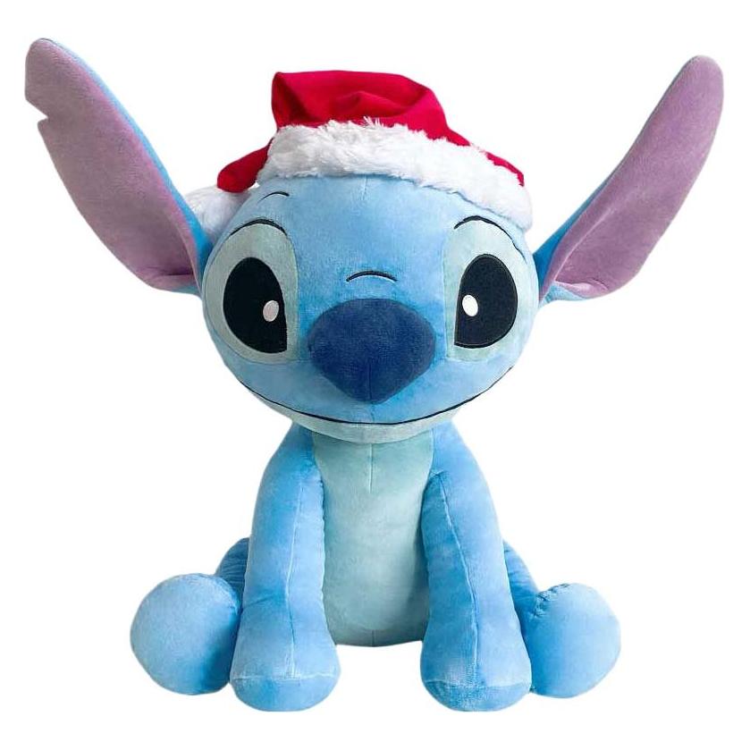 Disney Stitch Plüschtier Plüsch mit Weihnachtsmannmütze, 50 cm (50 cm) (6315870151NPB)