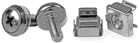 StarTech.com M5 Mounting Screws and Cage Nuts for Server Rack