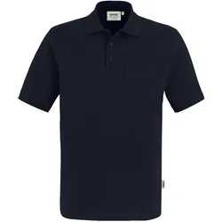 Pocket-Poloshirt "TOP" 802 - L - schwarz