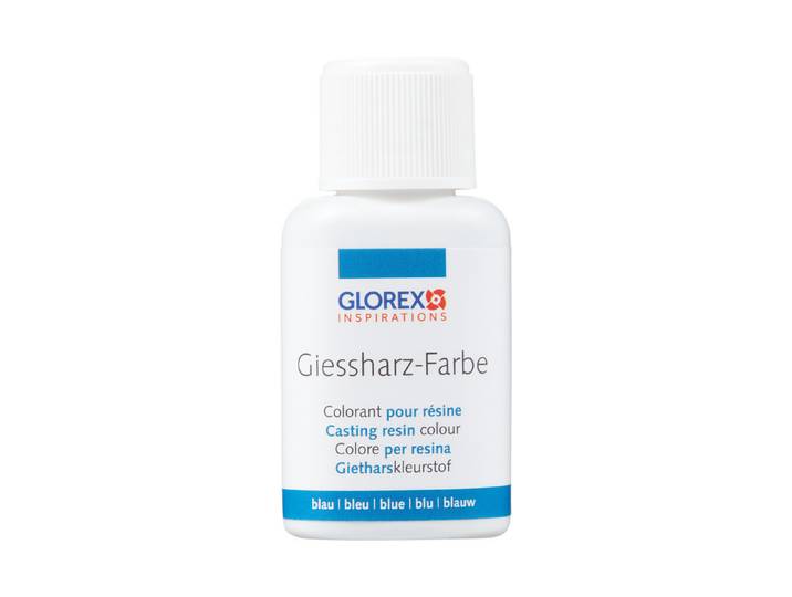 Glorex Giessharz-Farbe Blau 20 ml