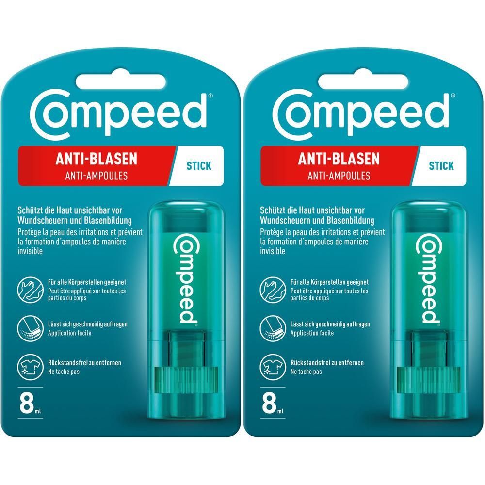 Compeed Anti-Blasen Stick HRA 2x 2x1 St Stifte
