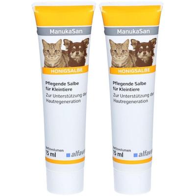 Manukasan pflegende Salbe f.Tiere 2x 2x15 ml