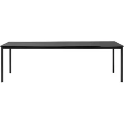 &Tradition Drip HW60 Esstisch, 250 x 100 cm, schwarz / fenix nano laminat schwarz