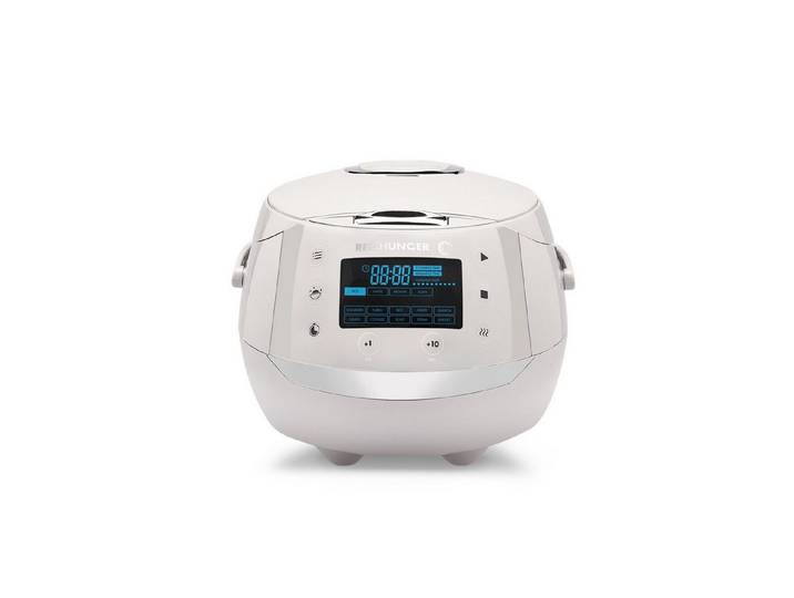 Reishunger Reiskocher Digital – 1,5 L – Multikocher – 12 Programme – Keramikbeschichtung, 860 W, Timer- und Warmhaltefunktion, 7-Kochphasen-Technologie, LED-Display