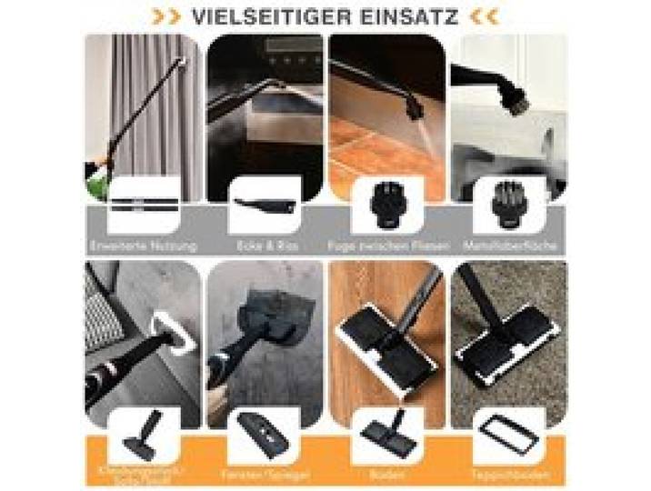Nettoyeur vapeur 2000 W avec 19 accessoires réservoir 1 5 L et vapeur 108°C pour sols maison voiture bureau nettoyage