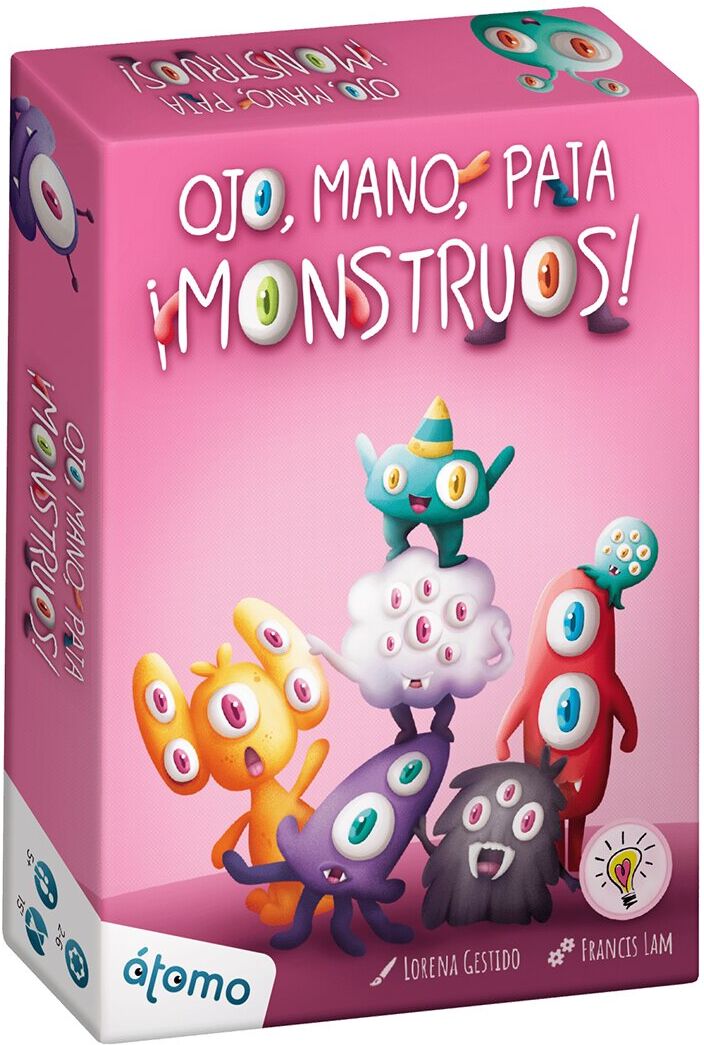 Atomo Games Juego educativo Ojo, Mano, Pata, Monstruos! .