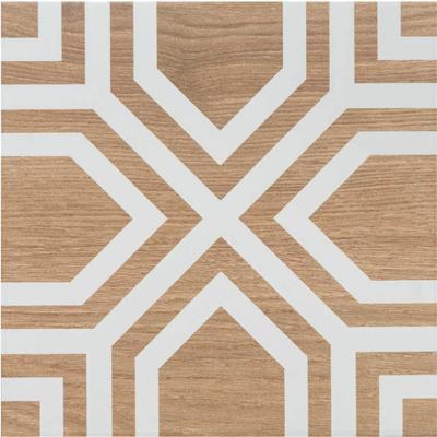 The Tile Life Larissa 10 x 10 Patterned Porcelain Floor and Wall Tile